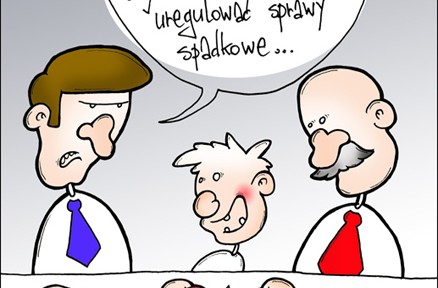 śmierć wspólnika